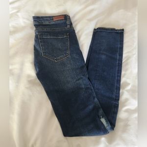 Blank Nyc Mid Rise Distressed Skinny Denim Jeans